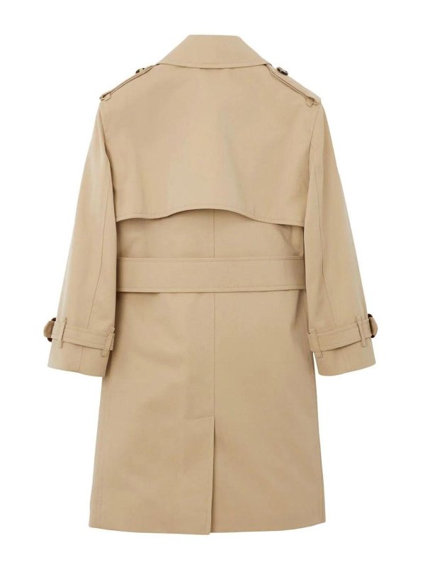 Trench Mayfair In Tela Di Cotone Beige