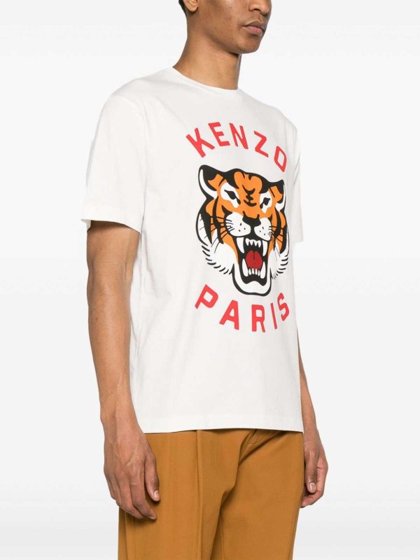 T-shirt Con Stampa Tigre