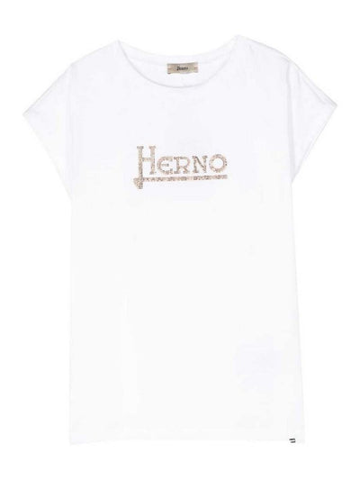 T-shirt Con Logo Borchiato