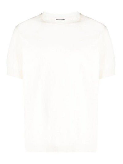 T-shirt Girocollo Color Panna