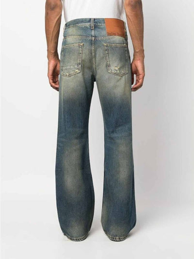 Jeans Dritti Strappati