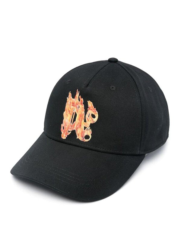 Cappello Con Monogramma In Fiamme