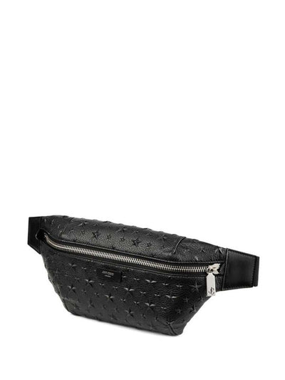 Borsa Con Zip Nera Con Stella In Rilievo