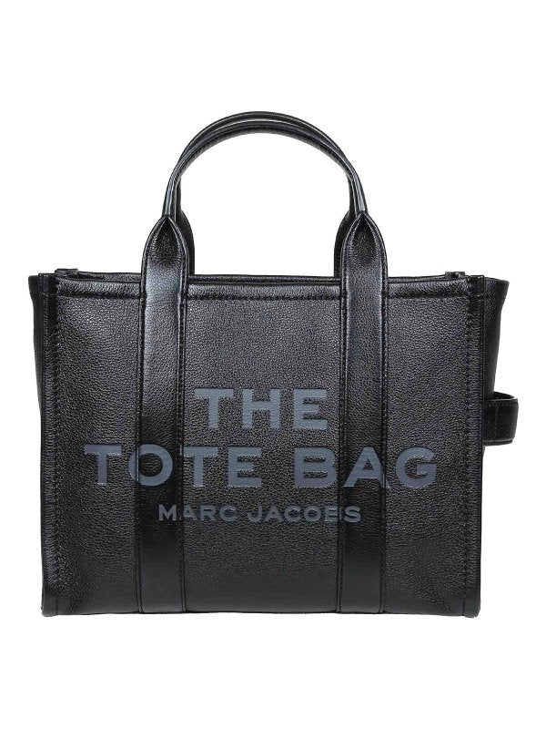 Medium Tote In Pelle Nera