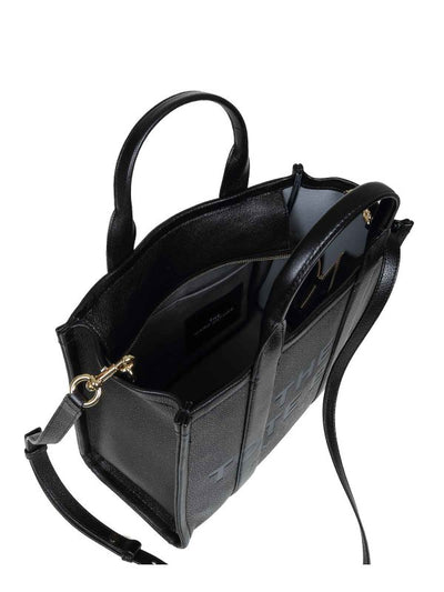 Medium Tote In Pelle Nera