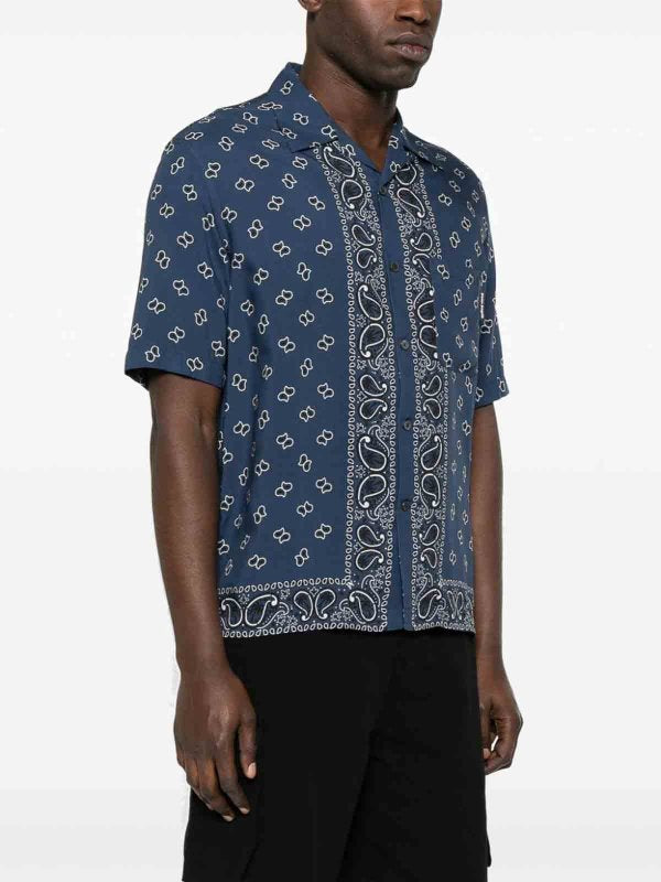 Camicia Da Bowling Con Stampa Paisley