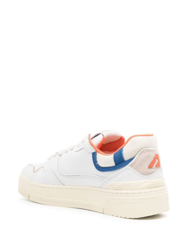 Sneaker In Pelle Con Pannelli Clc