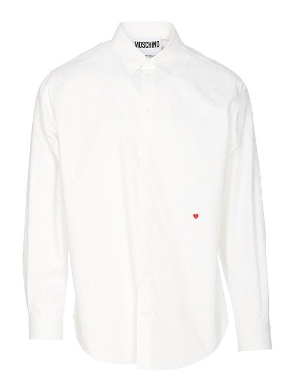 Camicia Classica Cuore Bianco