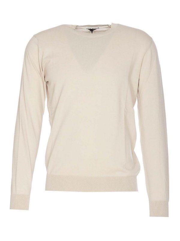 Maglione Beige Girocollo