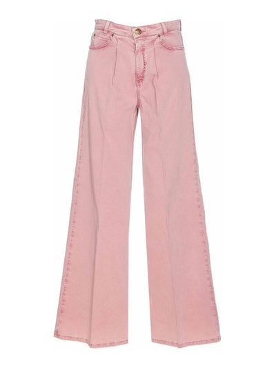 Jeans Pozzillo Rosa Con Patch Logo