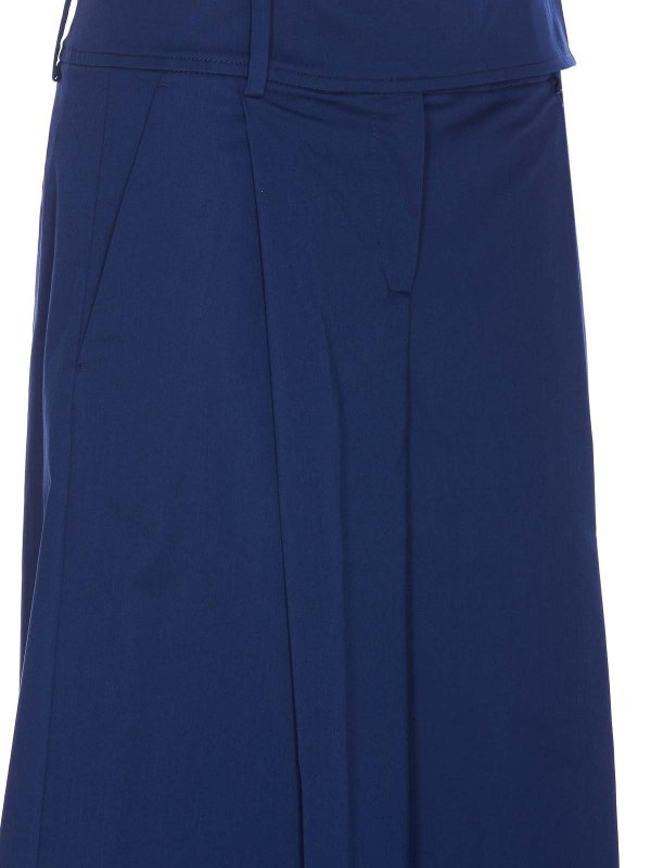 Pantaloni Proteo Blu Con Cerniera E Gancio