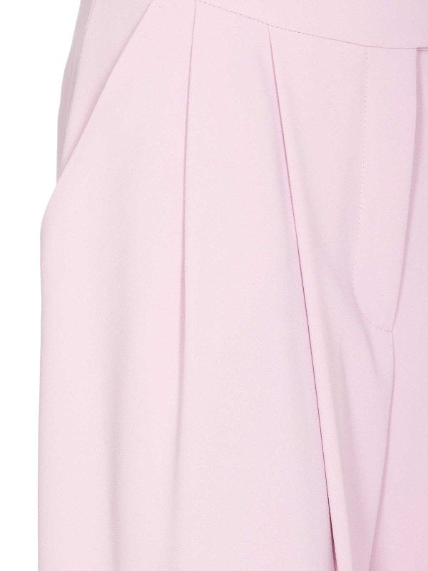 Pantalone Montano Rosa Con Zip Frontale E