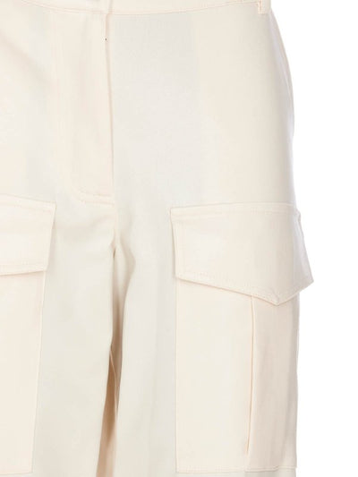 Pantaloni Serodoli Beige Con Tasche Cargo