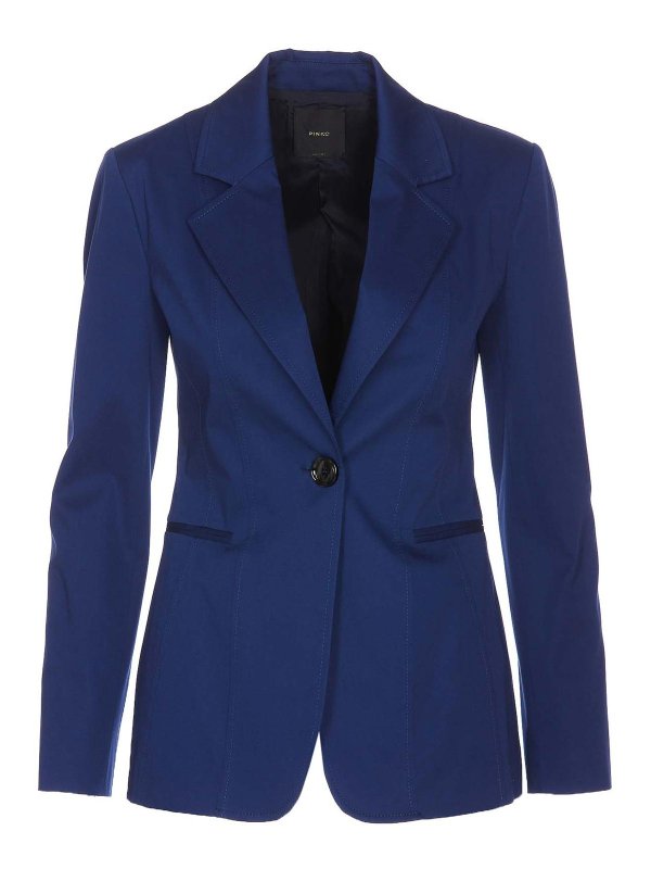 Blazer Blu Fiona Con Bottoni Doppiopetto