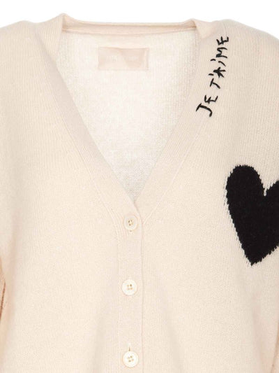 Cardigan Mirka Con Cuore Ricamato