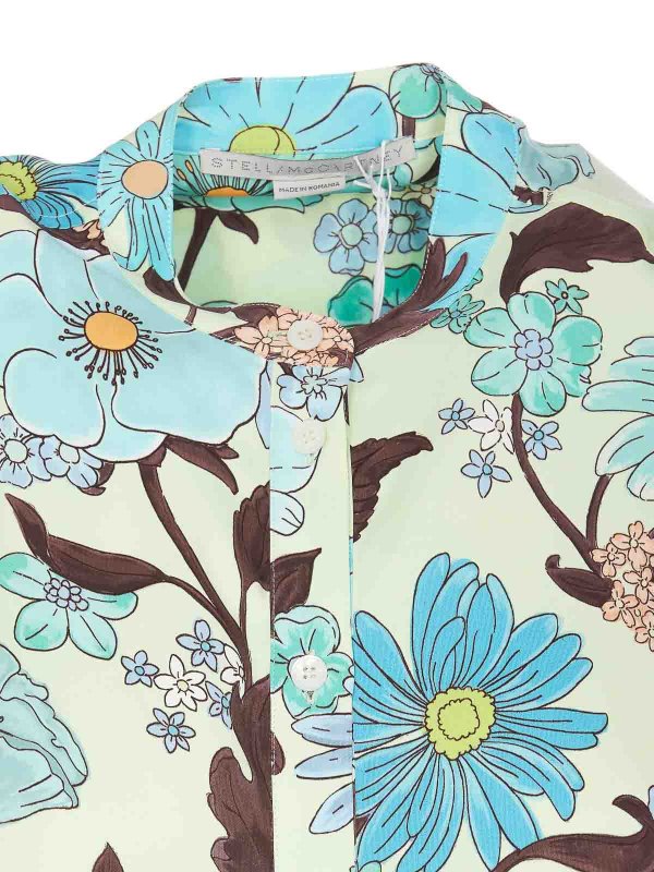 Camicia Con Stampa Lady Garden