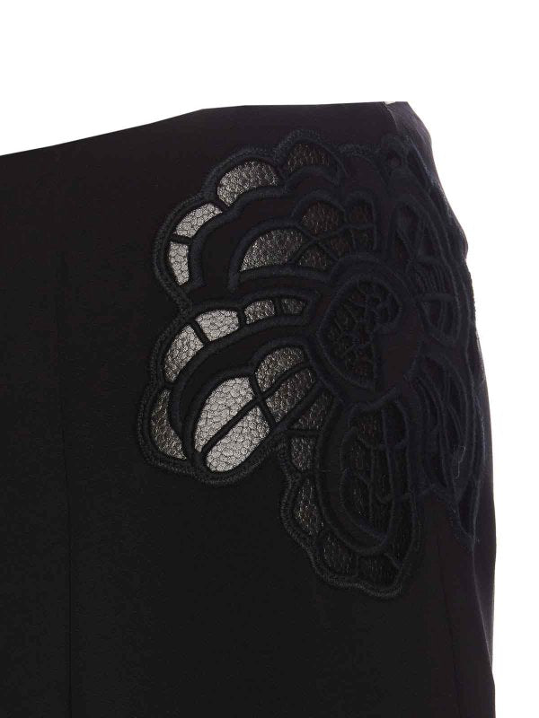 Pantaloni In Pizzo Nero