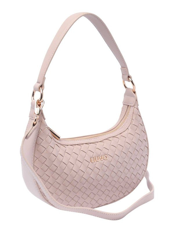 Borsa Hobo Con Cerniera E Logo Meg Rose