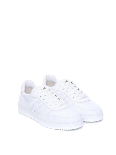 Sneakers H Bianche Con Logo Laterale