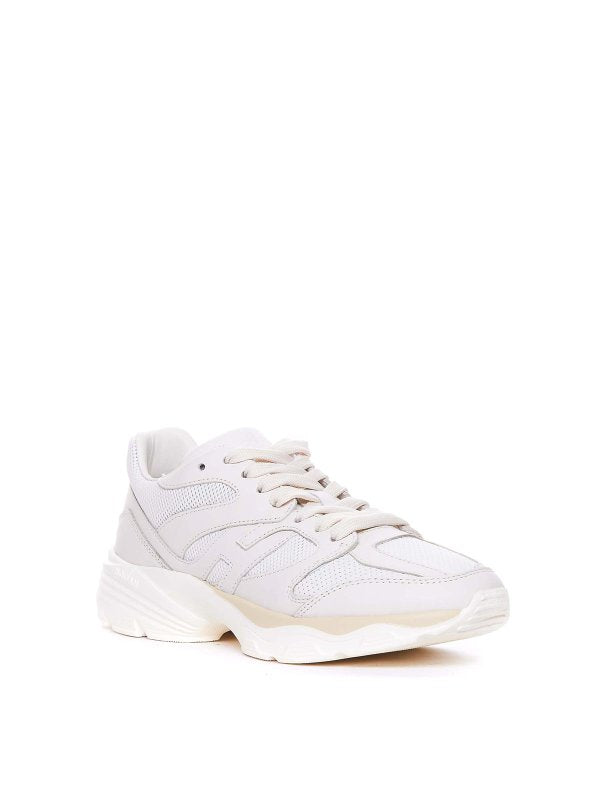 Sneakers Bianche H Lacci Laterali