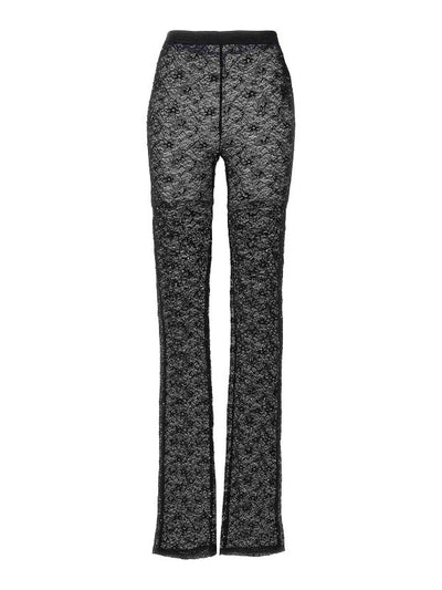 Leggings In Pizzo Con Strass