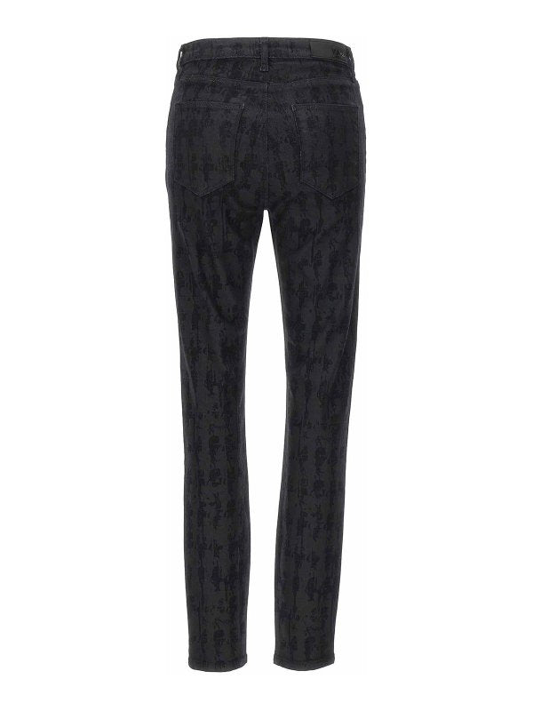 Jeans Aop Stretch Effetto Spalmato