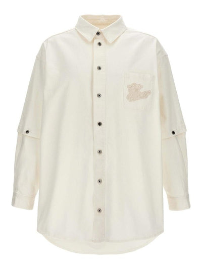 Camicia In Cotone Bianco