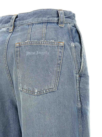 Jeans Con Logo Lavato