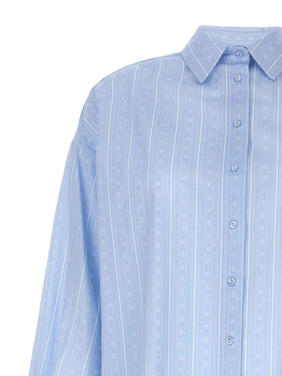 Camicia Con Stampa Monogramma