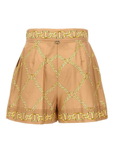 Shorts In Popeline Stampato