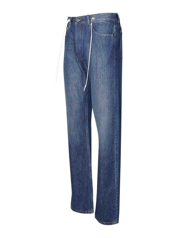 Jeans In Cotone Blu Sureau