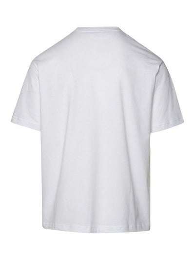 T-shirt In Cotone Bianco