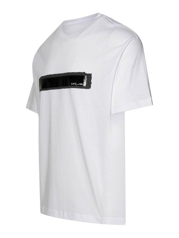 T-shirt In Cotone Bianco