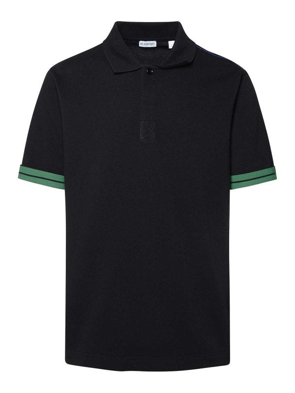 Polo In Cotone Nero