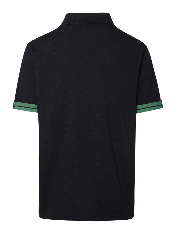 Polo In Cotone Nero