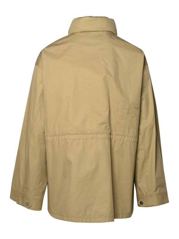 Parka In Cotone Beige