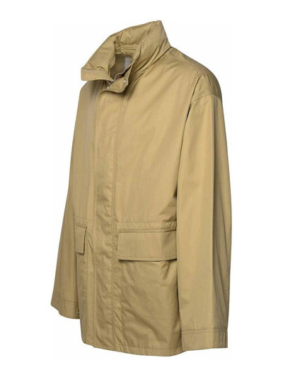 Parka In Cotone Beige