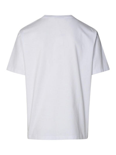 T-shirt In Cotone Bianco