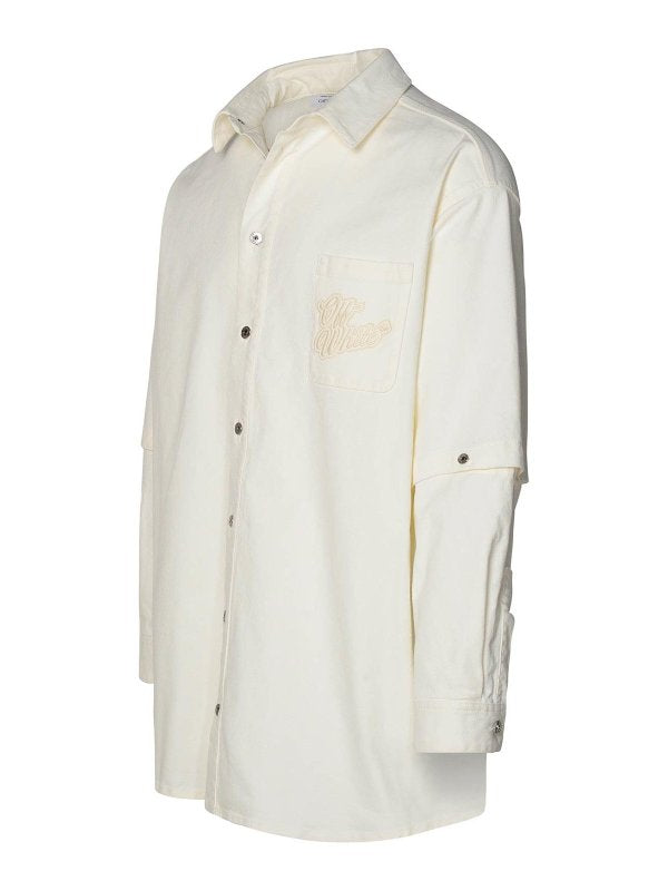 Camicia In Cotone Bianco