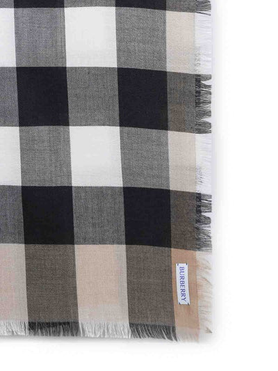 Sciarpa In Misto Cashmere Beige