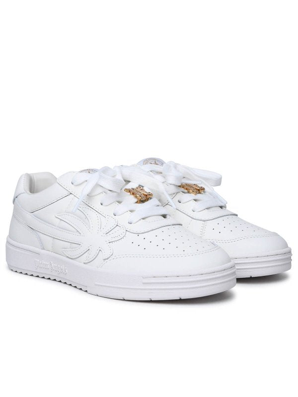 Sneaker In Pelle Bianca