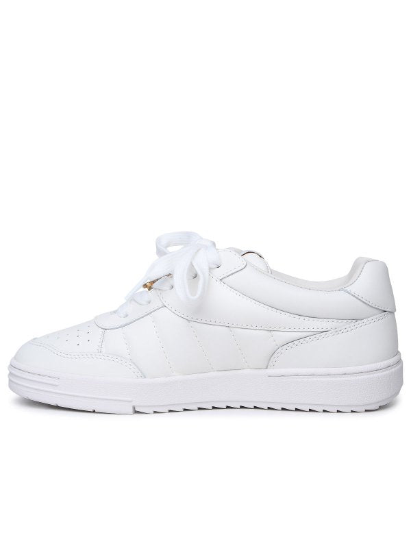 Sneaker In Pelle Bianca