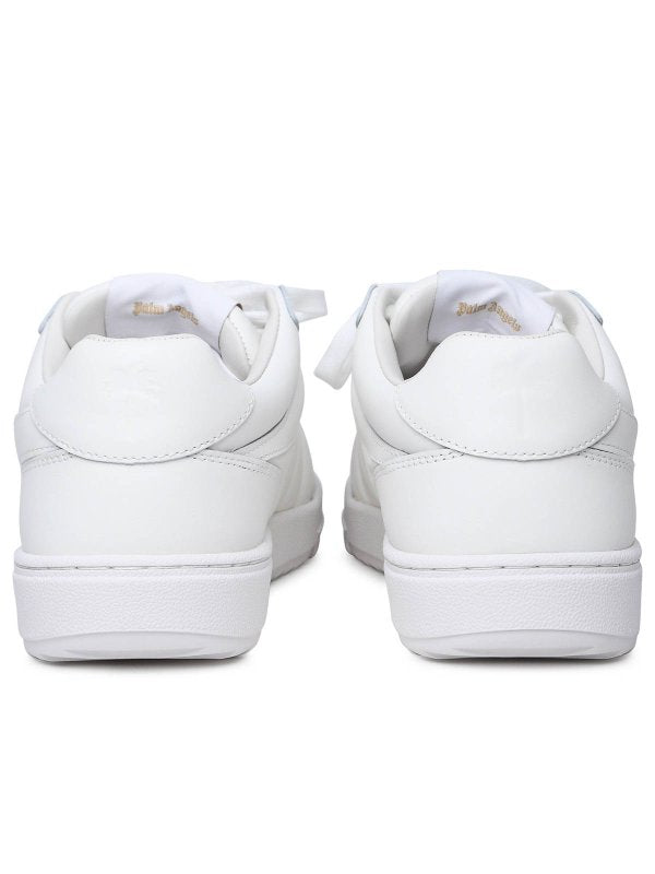 Sneaker In Pelle Bianca