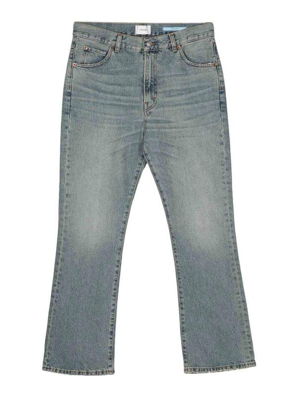 Jeans In Denim A Gamba Dritta