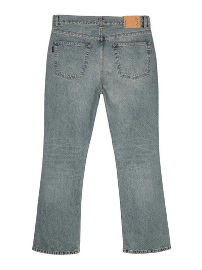 Jeans In Denim A Gamba Dritta