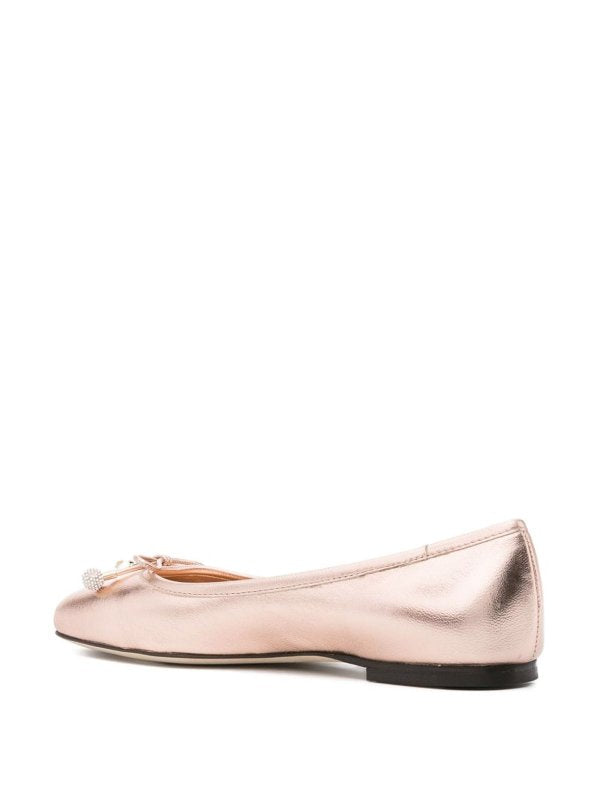 Ballerine Elme Flat In Pelle Metallizzata