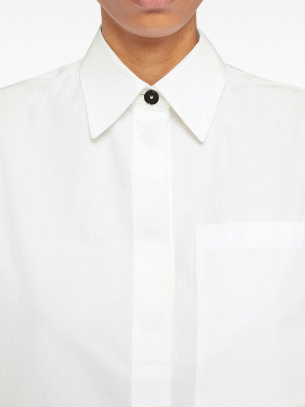 Camicia Con Colletto Piatto