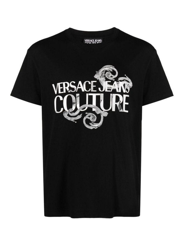 T-shirt Con Stampa Acquerello Couture