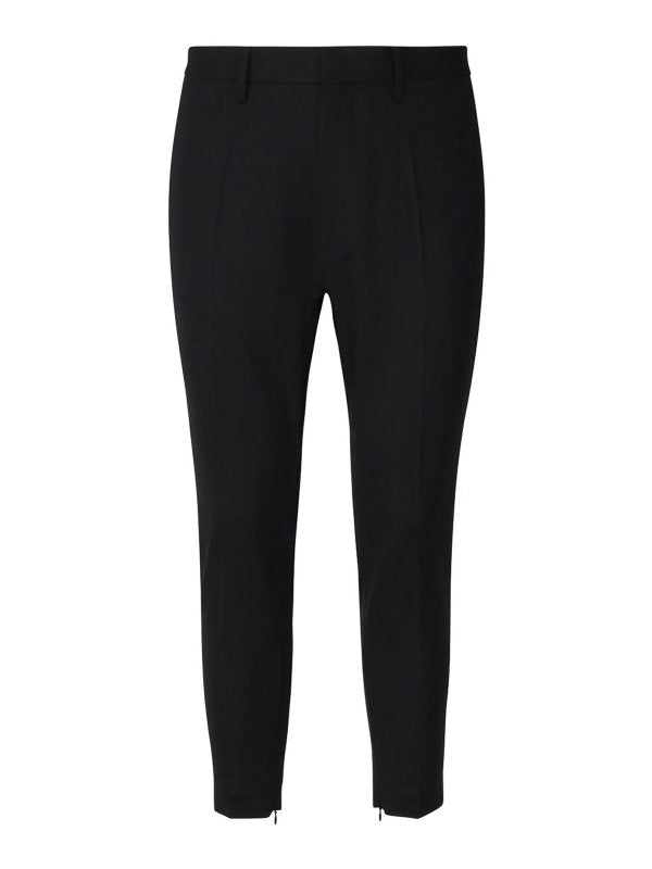 Pantaloni In Misto Lana Stretch