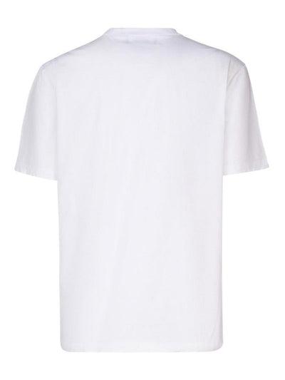 T-shirt In Cotone Con Pattinatore Di Foglie